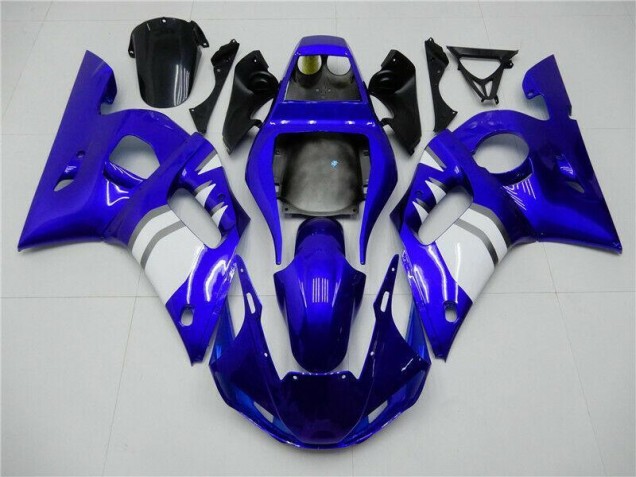 1998-2002 Bleu Blanc Yamaha YZF R6 Carénage Moto