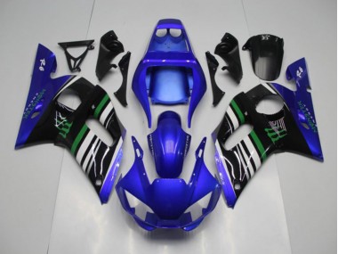 1998-2002 Bleu Monster Yamaha YZF R6 Carénage Moto