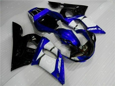 1998-2002 Bleu Noir Yamaha YZF R6 Carrosserie Moto