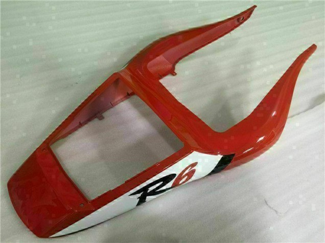 1998-2002 Rouge Blanc Yamaha YZF R6 Carénage Moto