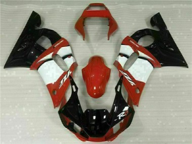 1998-2002 Rouge Blanc Yamaha YZF R6 Carénage Moto