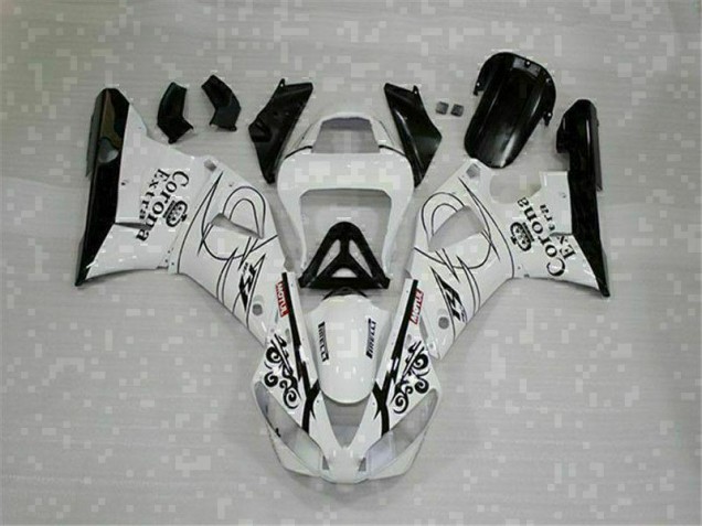 2000-2001 Blanc Yamaha YZF R1 Carrosserie Moto