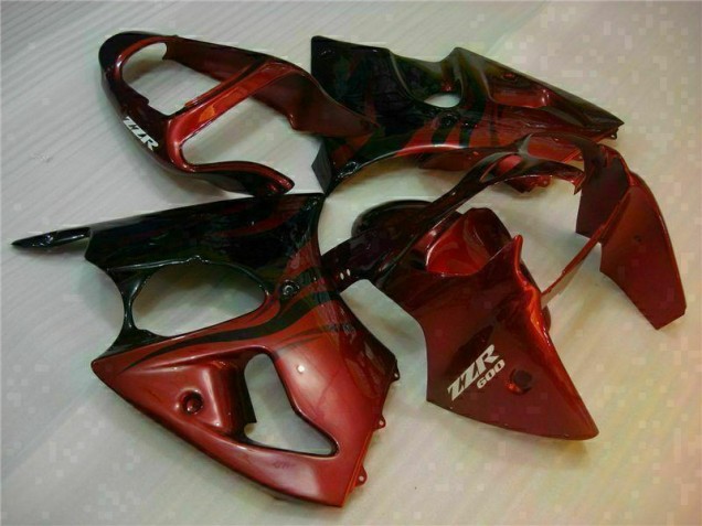 2000-2002 Rouge Kawasaki ZX6R Carénages Moto