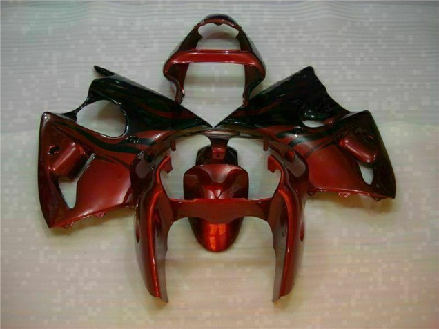 2000-2002 Rouge Kawasaki ZX6R Carénages Moto