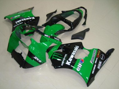 2000-2002 Vert Monster Kawasaki ZX6R Carénage Moto