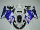 2001-2003 Blanc Bleu Suzuki GSXR 600/750 Carénage Moto