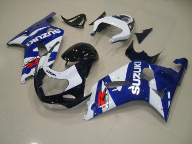 2001-2003 Bleu Blanc Suzuki GSXR 750 Carénages Moto