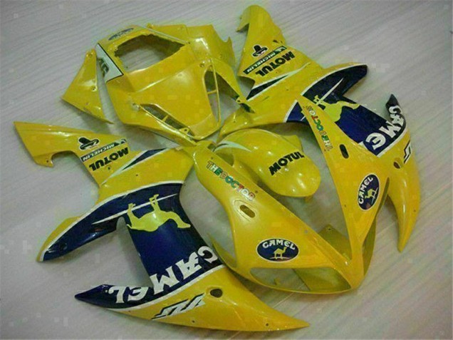 2002-2003 Jaune Yamaha YZF R1 Carénage Moto