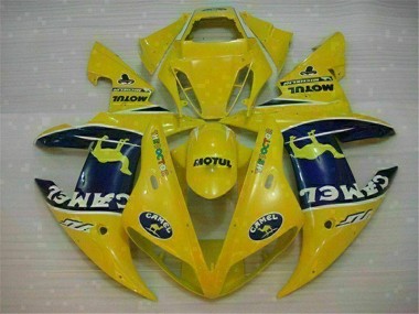 2002-2003 Jaune Yamaha YZF R1 Carénage Moto