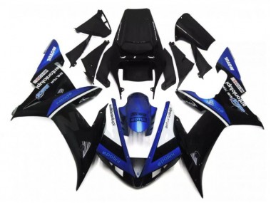 2002-2003 Noir Bleu Yamaha YZF R1 Carénage Moto