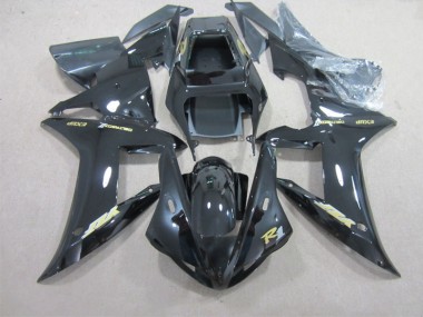 2002-2003 Noir avec Or Décalque Yamaha YZF R1 Carénage Moto