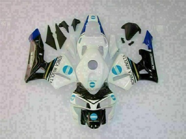 2003-2004 Blanc Noir Honda CBR600RR Carrosserie Moto