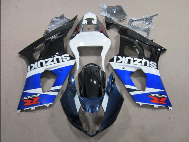 2003-2004 Bleu Blanc Décalque Suzuki GSXR 1000 Carénage Moto