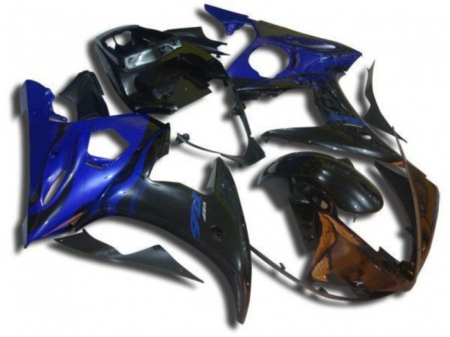 2003-2005 Bleu Flamme Yamaha YZF R6 Carénage Moto