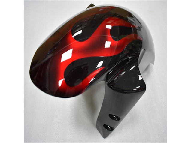 2003-2005 Noir Rouge Flamme Yamaha YZF R6 Carénage Moto