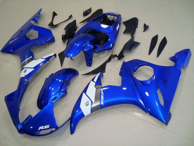 2003-2005 Style OEM Bleu Yamaha YZF R6 Carénage Moto