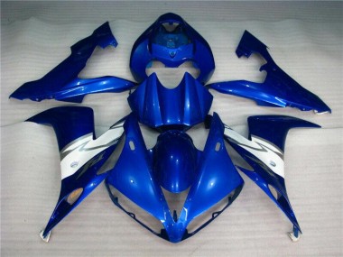 2004-2006 Bleu Blanc Yamaha YZF R1 Carénages Moto