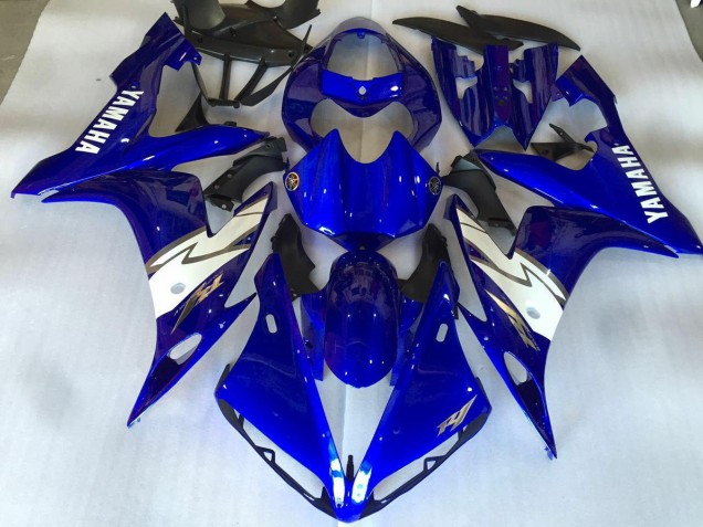 2004-2006 Brillant Bleu Blanc Yamaha YZF R1 Carénage Moto