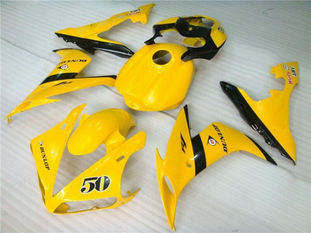 2004-2006 Jaune Yamaha YZF R1 Carénage Moto