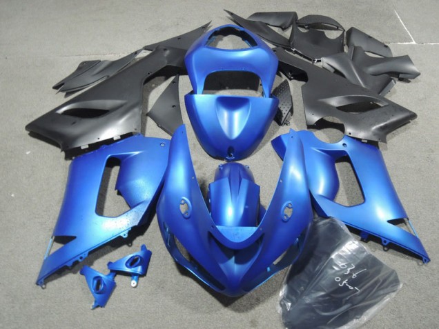 2005-2006 Bleu Kawasaki ZX6R Carrosserie Moto