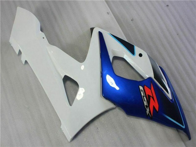 2005-2006 Noir Bleu Blanc Suzuki GSXR 1000 Carénage Moto