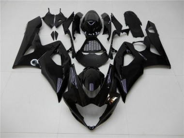 2005-2006 Noir Brillant Suzuki GSXR 1000 Carénage Moto