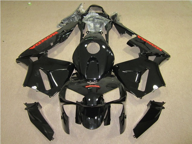 2005-2006 Noir Rouge Honda CBR600RR Carénages Moto