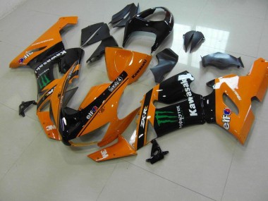 2005-2006 Orange Monster Kawasaki ZX6R Carénage Moto