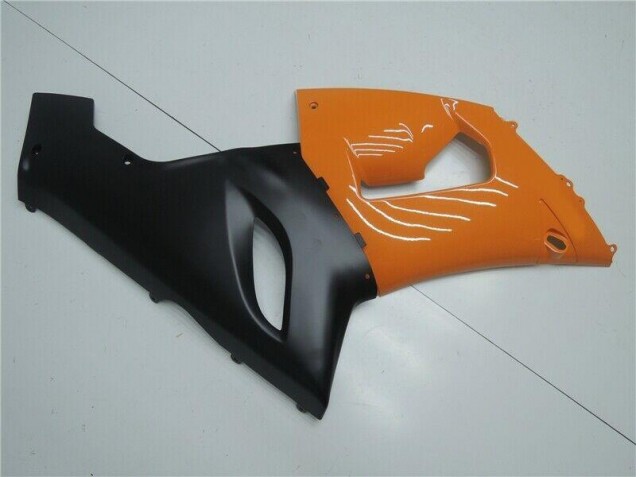 2005-2006 Orange Noir Kawasaki ZX6R Carénage Moto