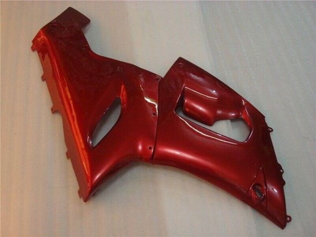 2005-2006 Rouge Kawasaki ZX6R Carénage Moto