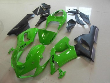 2005-2006 Vert Kawasaki ZX6R Carénage Moto