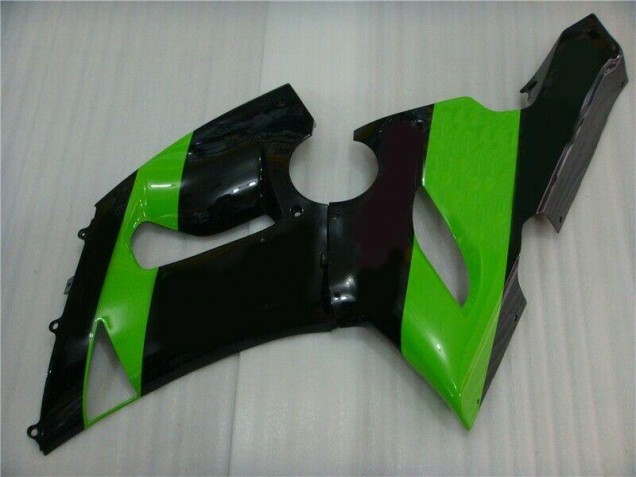 2005-2006 Vert Noir Kawasaki ZX6R Carénage Moto