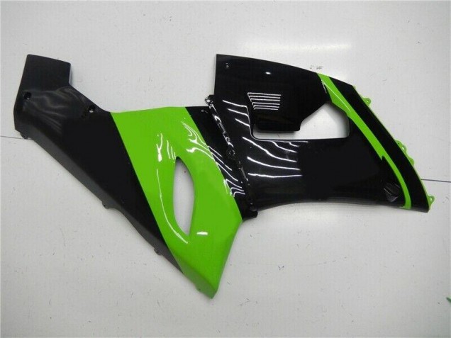 2005-2006 Vert Noir Kawasaki ZX6R Carénages Moto