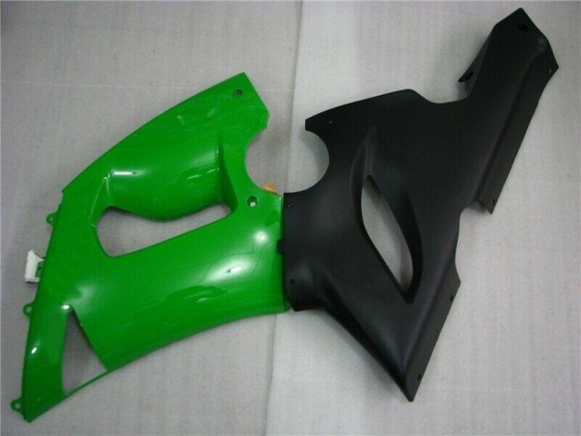 2005-2006 Vert Noir Mat Kawasaki ZX6R Carénage Moto