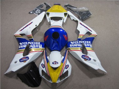 2006-2007 Blanc Bleu Rothmans Honda CBR1000RR Carénage Moto