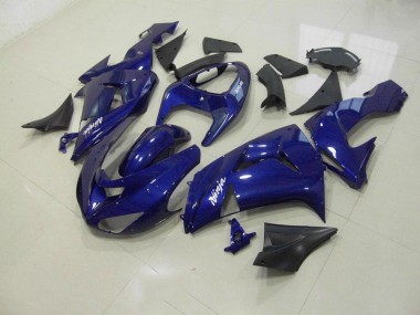 2006-2007 Bleu Foncé Kawasaki ZX10R Carénage Moto