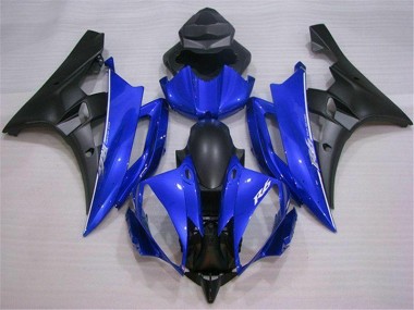 2006-2007 Bleu Noir Yamaha YZF R6 Carénage Moto de Rechange