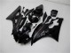 2006-2007 Brillant Noir Mat Yamaha YZF R6 Carénage Moto