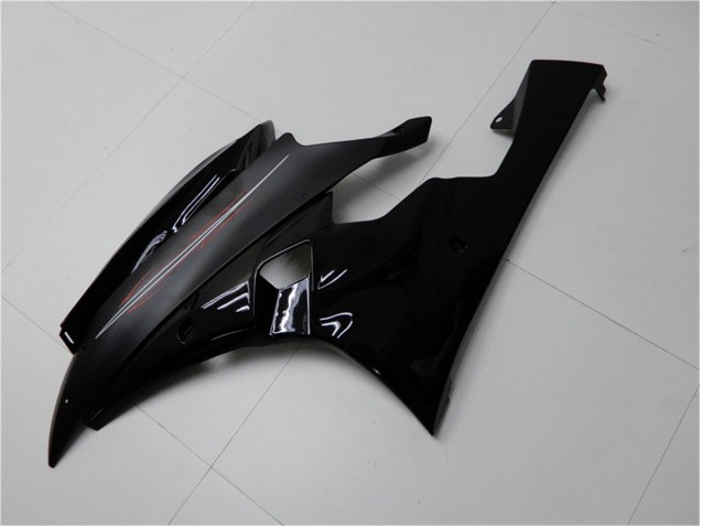 2006-2007 Brillant Noir Mat Yamaha YZF R6 Carénage Moto