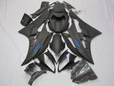 2006-2007 Noir Bleu Décalque Yamaha YZF R6 Carénage Moto