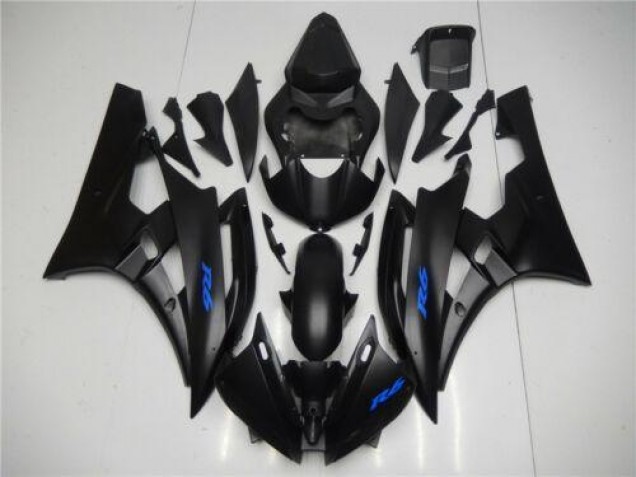 2006-2007 Noir Bleu Yamaha YZF R6 Carénage Moto