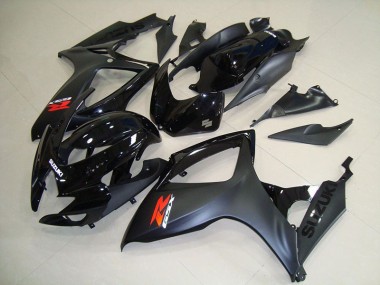 2006-2007 Noir Mat Suzuki GSXR 750 Carénage Moto