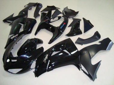 2006-2007 Noir Noir Mat Kawasaki ZX10R Carénage Moto