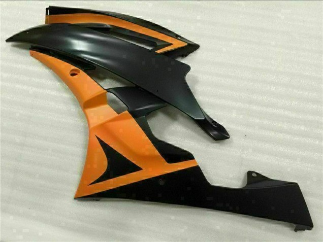 2006-2007 Noir Orange Yamaha YZF R6 Carénage Moto