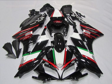 2006-2007 Noir Rouge Vert Yamaha YZF R6 Carénage Moto