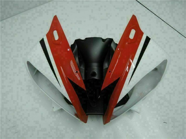 2006-2007 Rouge Blanc Yamaha YZF R6 Kit Carénages Motos