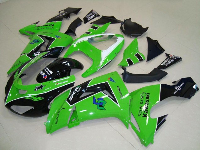 2006-2007 Vert Kawasaki ZX10R Carénage Moto