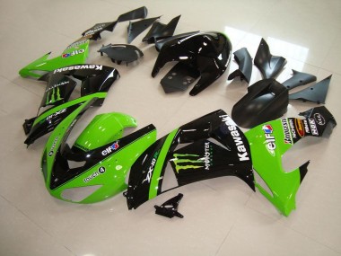 2006-2007 Vert Monster Kawasaki ZX10R Carénage Moto