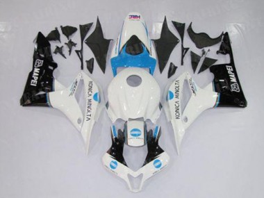 2007-2008 Blanc Bleu Noir Honda CBR600RR Carénage Moto