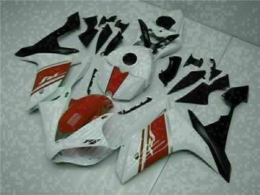 2007-2008 Blanc Yamaha YZF R1 Carrosserie Moto